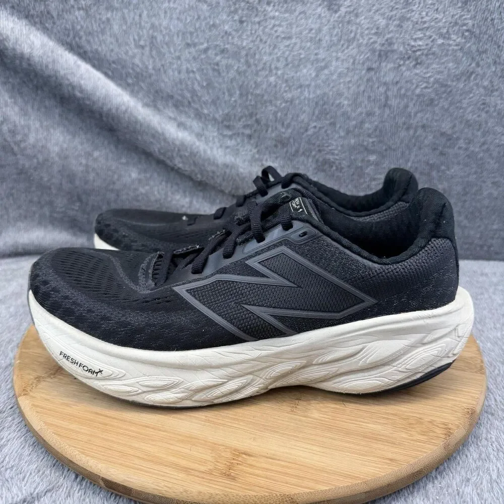 New Balance Fresh Foam X 1080 Shoes Womens Size 10 Black Sneakers W1080B14